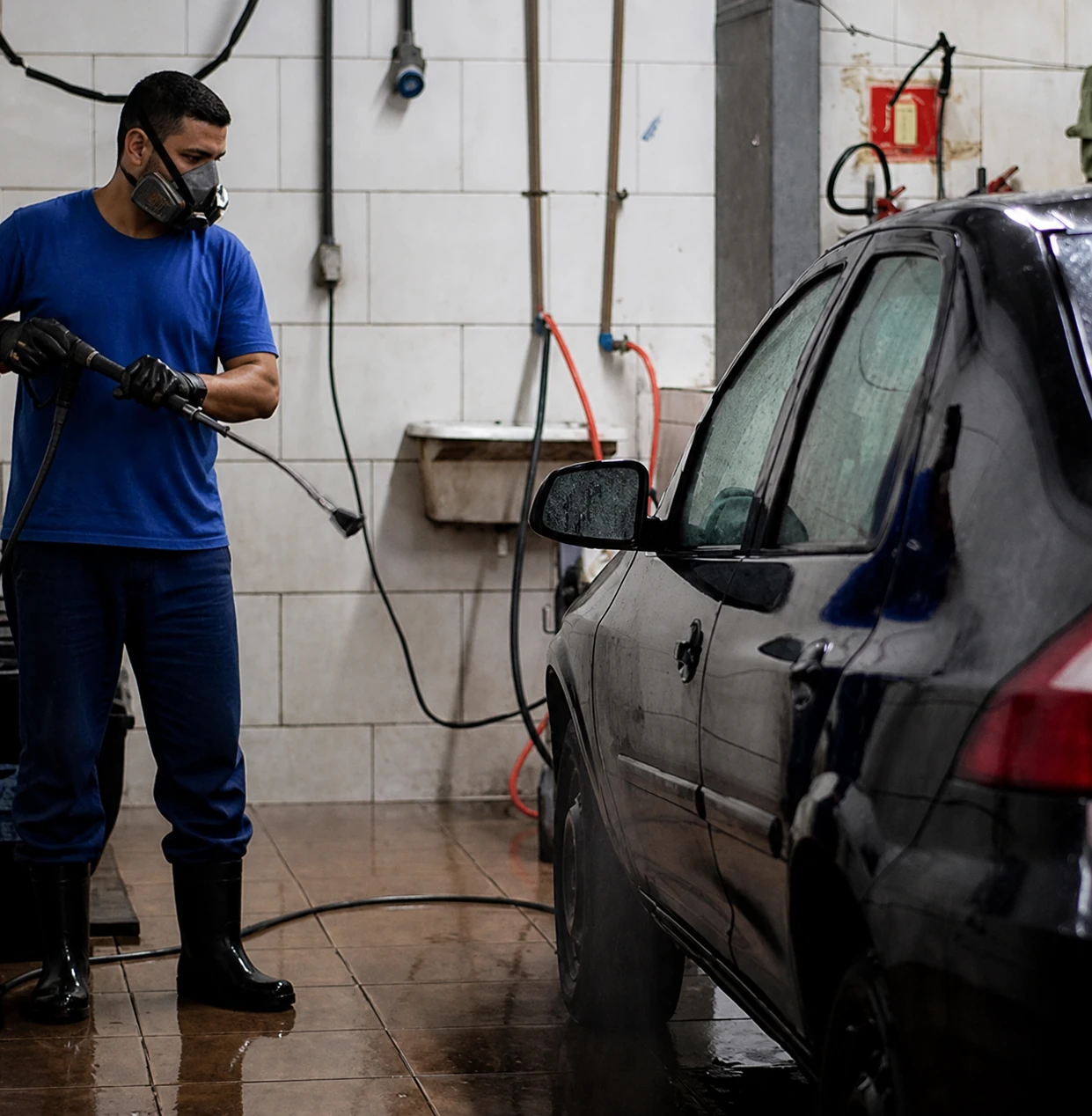 Lavagem e acabamento de veículo na Dikar